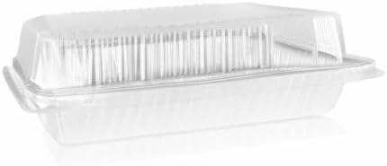 KitchenDance Disposable Silver 13" x 9" x 2" Aluminum Cake pans with Lids - 80 Ounces Rectangular Baking Pan Perfect for Cakes, Casseroles - Non Stick Pan for Baking, Storing, Preparing Food, 12 sets - Image 8