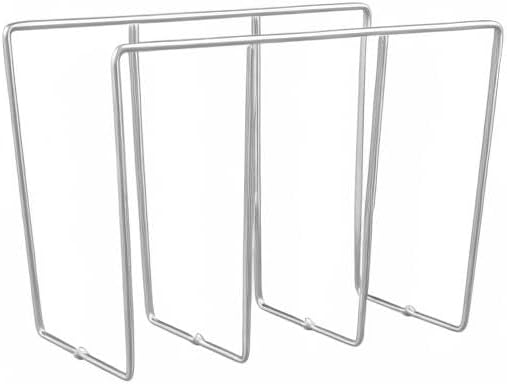 Rev-A-Shelf 596-10CR-52 U-Shaped Kitchen Cabinet Rack Holder Organizer for Bakeware, Cookie Baking Sheets, Cutting Boards, & Lids, Chrome (2 Pack) - Image 10