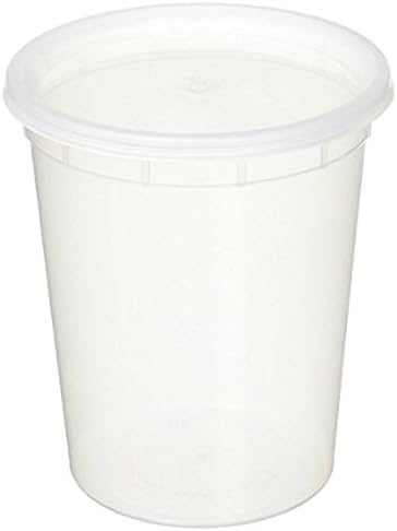 32oz plastic soup/Food container with lids (240 Pack) - Image 2