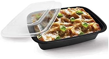 50 sets Rectangle 28oz Meal Prep Containers with lids Microwavable Food Container Plastic BPA Free Rectangle - Image 6