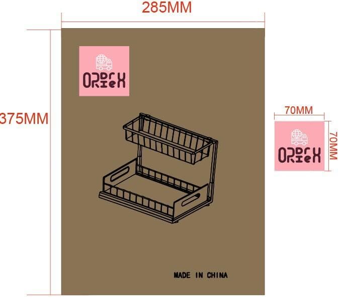 Metal Body Under Sink Pull Out Organizer Shelf Rack | 2-Tier Slide-Out Storage Rack | Space-Saving Organizer for Kitchen & Bathroom | Heavy-Duty & Rust-Resistant - Image 8