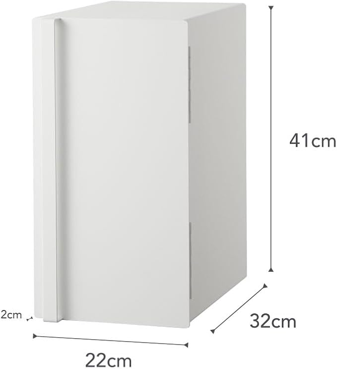 YAMAZAKI Home Tower Bread Box Keeper Holder Container, Metal Bread Holder Saver, Slim Space Saving Counter Storage - Steel - Image 9