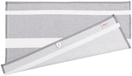 MÜkitchen Premium Kitchen Towels, 20x30 inches, 100% Cotton, Set of 4 (Stainless) - Image 7