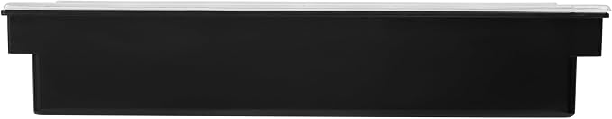 Restaurantware Bar Lux 19.6 x 6.3 x 3.7 Inch Condiment Caddy 1 Durable Bar Caddy - 5 Removable Compartments Built-In Lid Black Plastic Condiment Holder For Restaurant Store Cocktail Garnish - Image 15