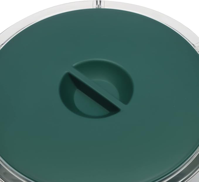 360° Rotating Grain Dispenser With 6 Grids, 13.2lbs Large Capacity Grain Dispenser Rotating Kitchen Storage Containers With Sealed Lid For Peanut Barley Millet And Cereal (Green, 14.3 lbs) - Image 9