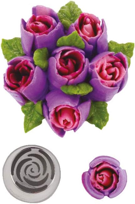 Stainless Steel Small Russian Tulip Flower Icing Tips Kit, 8 Pcs Set | Stainless Steel Icing Tips, Seamless Welding,Box Package - Image 9