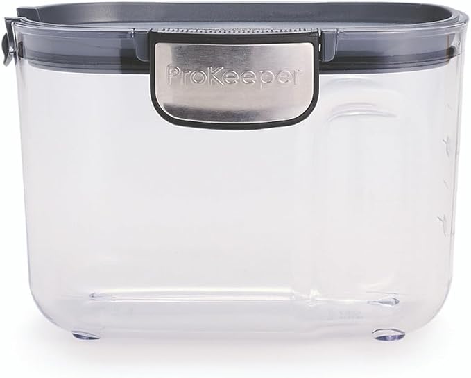 Progressive International ProKeeper+ Clear Plastic Airtight Food Baker's Kitchen Storage Organization Container Canister Set with Magnetic Accessories, 2- Piece Set (Specialty Sugar 1.5-Quart) - Image 6