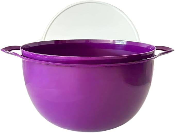 NewTupperware Thatsa Mixing Bowl Airtight Leakproof (Mega 42-cup Amethyst) - Image 3