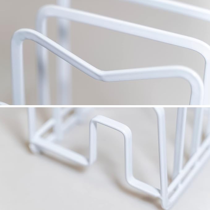 Astro 711-45 Cutting Board Stand, White, Approx. W 4.9 x D 5.7 x H 8.5 inches (12.5 x 14.5 x 21.5 cm), Pot Lid Stand, Cutting Board Rack, Pot Lid Holder - Image 7