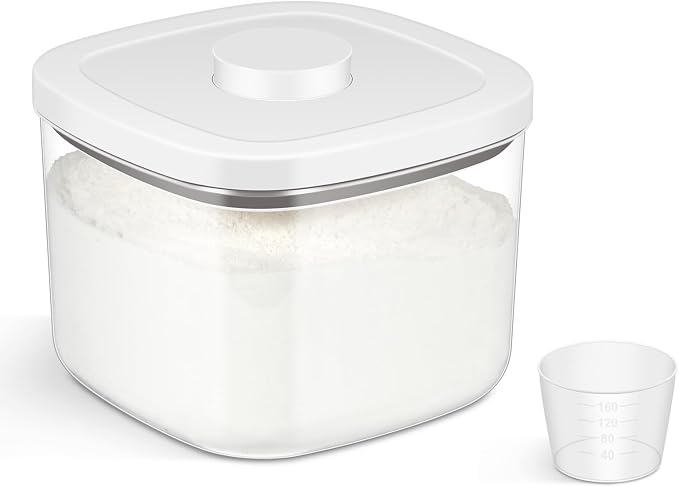 TBMAXS Airtight Rice Container 10 Lbs, Clear Plastic Food Storage Container Bin For Flour Sugar, Dry Food Holder with Easy Locking Lid for Kitchen Pantry Organization and Storage - Image 8
