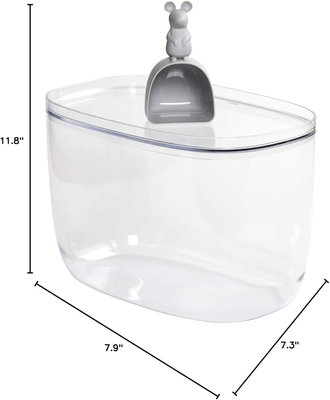 Quary 521712300 Rice Storage Container, Rice Stocker, Includes Measuring Cup, 12.4 lbs (6 kg), Nordic Rice Container & Scoop, Lucky Mouse, 11.8 x 7.3 x 7.9 inches (30 x 18.5 x 20 cm) - Image 7