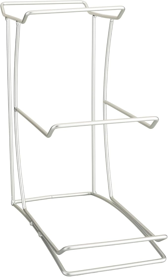 3 Tier Ceramic Fruit Bowls for Kitchen Counter with Metal Rack, Fruit Basket with Stand, Porcelain Bowls for Fruit Vegetable Bread Candy Snack Nuts (Silver and White Bowl-Silver Rack 3 Layer) - Image 6