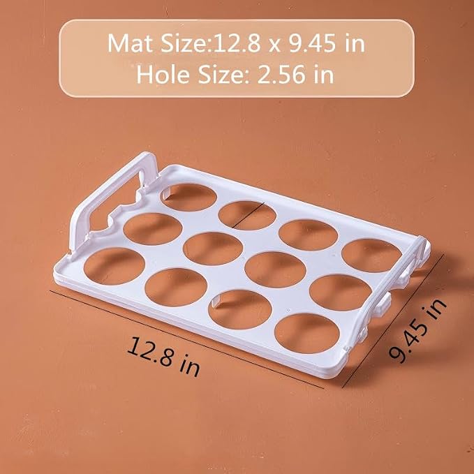 4-Tier Cupcake Carrier Stackable Storage Container,Store up to 48 Cupcakes | Plastic stackable trays with Lid and Handle. Lightweight for parties, baking, travel. Keeps cupcakes secure. BPA-free. - Image 9