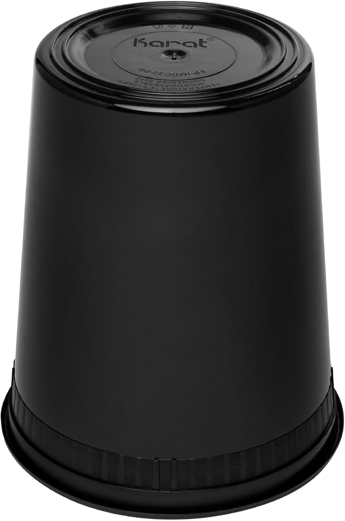 Karat [32oz - 240 ct Black PP Injection Molded Round Deli Containers with Lids (FP-IMDC32-PPB) - Image 9