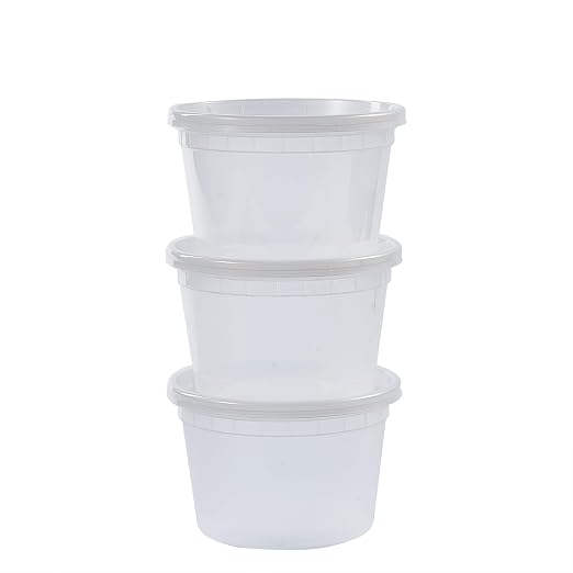 CIAO! 16oz PP Injection Molded Soup-Deli Container with LLDPE Lid, Microwavable and BPA Free (240/240 combo pack) - Image 9