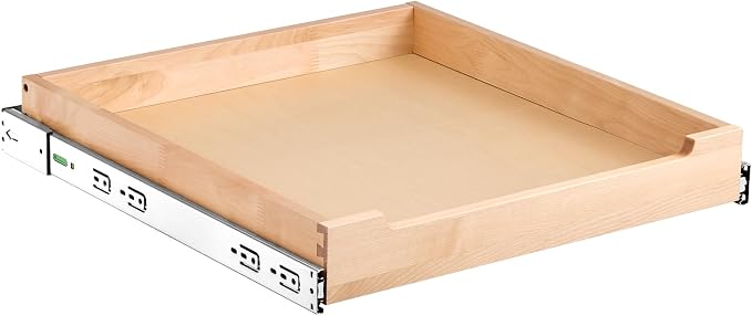 VEVOR Pull Out Cabinet Organizer, 20"W x 21"D Cabinet Drawer, Soft Close Slide out Shelf, Heavy-Duty Sliding Wood Drawer, Bottom Mount Size(20.5"W x 23"D)and Side Mount Size(21"W x 23"D) - Image 9