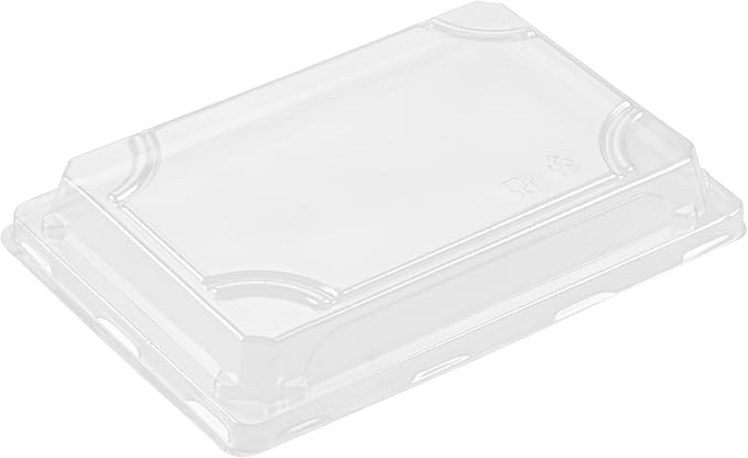 Restaurantware Plastic Sushi Trays 100 Pack of 7 x 4.9 x 1.57 Inch With Clear Lids Leak-Resistant Sushi Take Out Boxes Stackable Containers For Grab-And-Go - Image 15