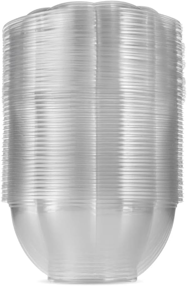 Ruthy's Outlet Plastic Salad Bowls W/Airtight Dome Lids Disposable - Clear Serving Bowls | BPA-Free | Leak-Proof | Meal Prep, Catering, Parties, Takeout, To-Go & Food Storage (100 Pack, 32, Ounce) - Image 8