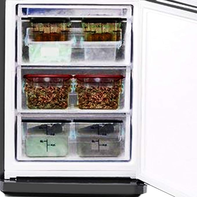 Tiger Chef 4 Quart Commercial Grade Clear Food Storage Square Polycarbonate Containers With Green Lids - Image 7