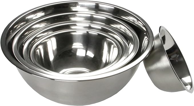 Chef Craft Brushed Mixing Bowl, 2.5-Quart, Stainless Steel - Image 3