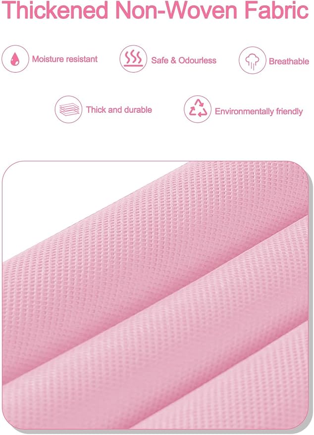 TAHAVICE Over the Door Organizer with Clear PVC Windows & 10 Mesh Pockets | 5-Tier Hanging Storage, Cute Closet Organizer for Makeup, Perfume, Toys, Perfect Pink Room Decor for Girl - Image 8