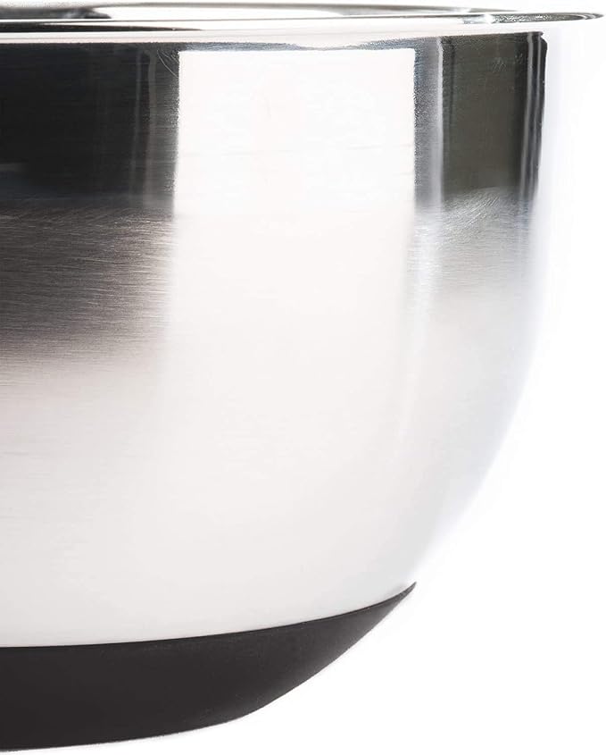 Stainless Steel Mixing Bowls with Lids and Non Slip Bases (Set of 5, Black) - Image 9
