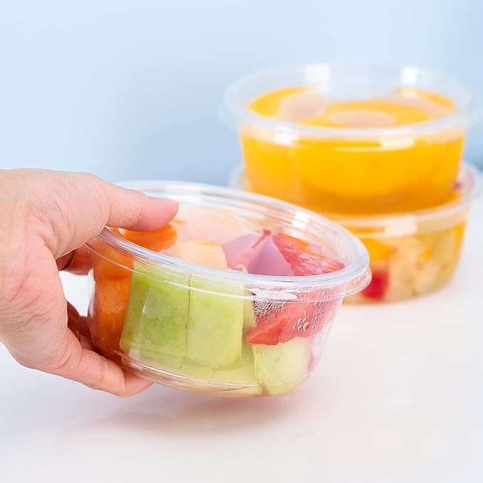 Karat 12oz PET Round Deli Container (117mm), FP-DC12-PET - 500 ct - Image 8