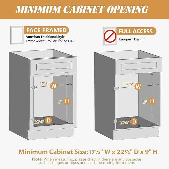 Pull Out Cabinet Organizer, Slide Out Wood Drawer Shelf, Pull Out Drawers for Cabinets, 8" High Beveled Pull Out Organizers for Kitchen Pantry, 16½" W×21" D | Pull Out Drawers for Cabinets, Pull Out Drawers for Cabinets, Beveled 8" High Pull Out Organi... - Image 6
