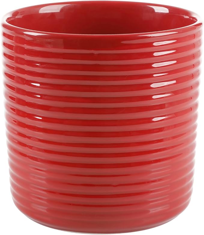 Martha Stewart 10 Piece Tools and Gadget Set W/Ceramic Crock - Red - Image 5