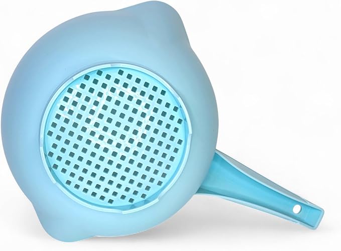 Tupperware 1 Qt and 2 Qt Strainer Set of 2 Colander - 1 Qt Light Blue and 2 Qt Purple - Image 6