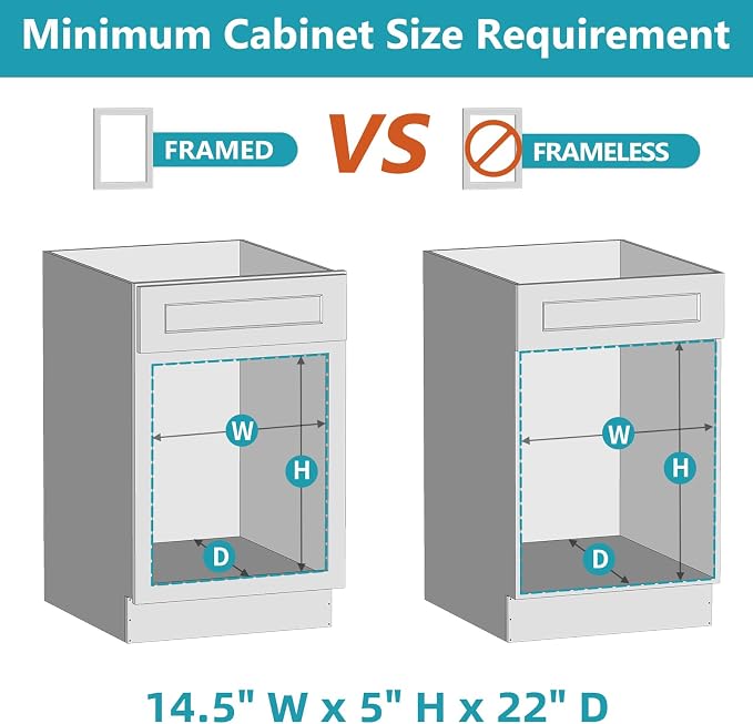 Pull Out Cabinet Drawer 13½” W x 21” D, Soft Close Pull Out Cabinet Organizer, Pull Out Shelves Requires at Least 14½” Cabinet Opening, Bottom Assembly - Image 9