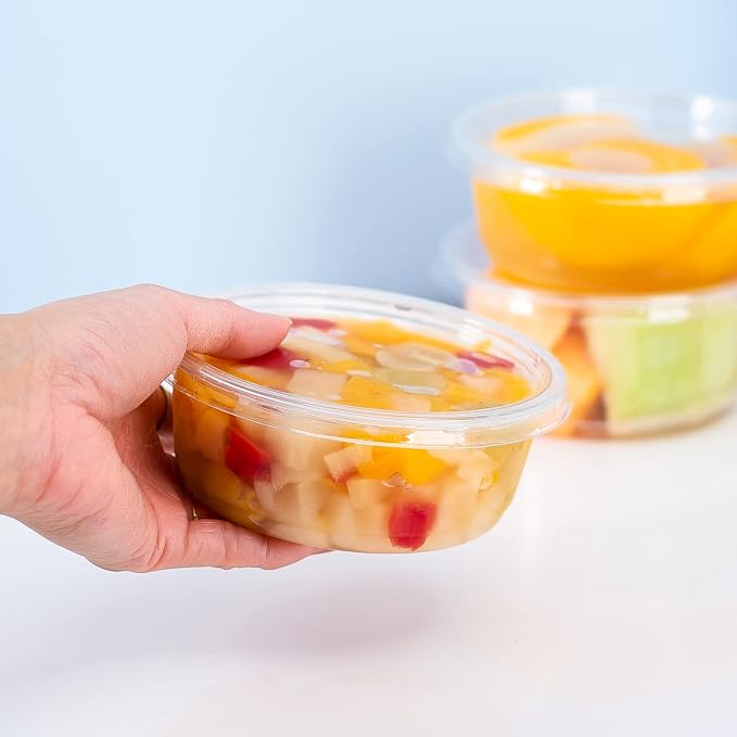 Karat 8oz PET Round Deli Container (117mm), FP-DC8-PET - 500 ct - Image 8