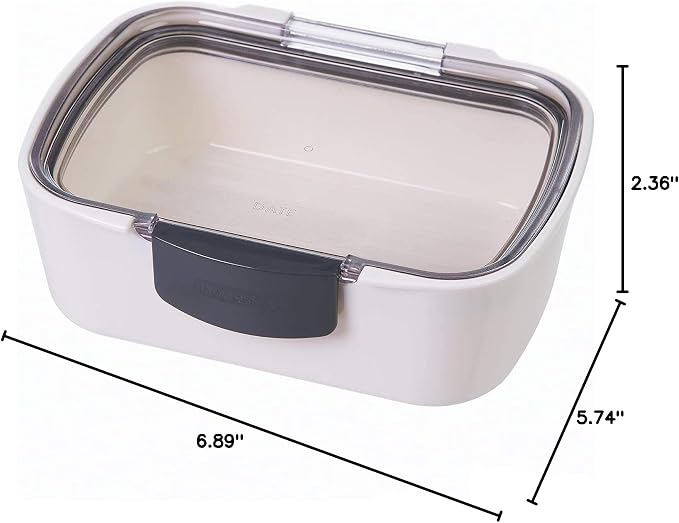 ProKeeper Mini Deli Storage Container, Airtight Silicone Seal for Fresh Keeping, Stores Deli Meats, Cheeses, and More, 5.75 Inches Long | Ideal for Deli Meats, Cheeses, and More, Dry-Erase Compatible Lid for Labeling, BPA-Free and Dishwasher Safe - Image 8