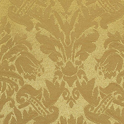 20 x 20-Inch Square Damask Cloth Napkins, Gold, Set of 12 | Bulk Case of 1 Dozen, Saxony, Dinner Napkins, 50% Cotton / 50% Polyester Fabric, Woven Damask Pattern, Soft Hand - Image 3