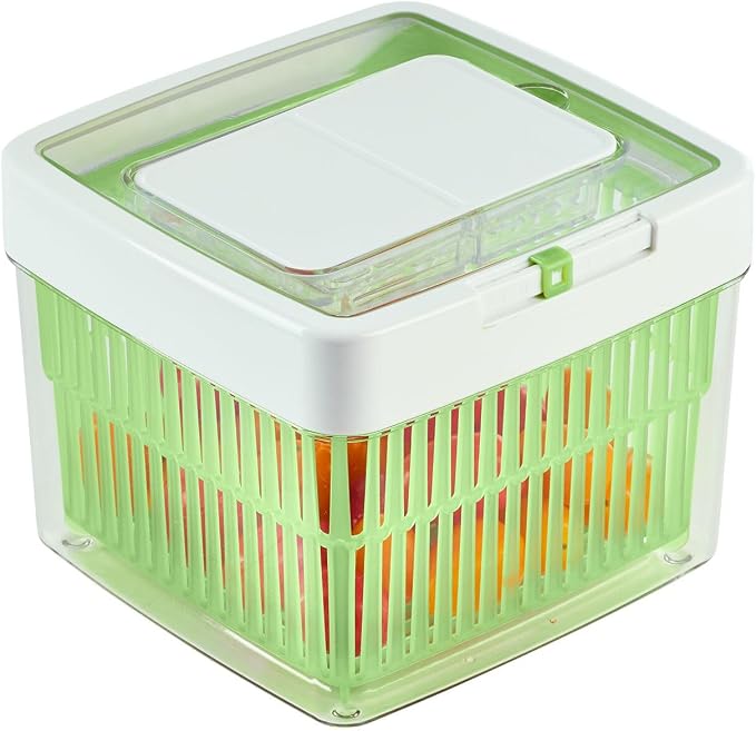 lakeland StayFresh Produce Keeper 2L Preserves Fruit and Veg Drains and Catches Excess Water Keeps Fresher for Longer - Image 5