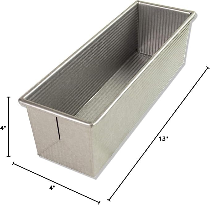 USA Pan Bakeware Pullman Loaf Pan, Large, Silver (Pack of 3) - Image 9