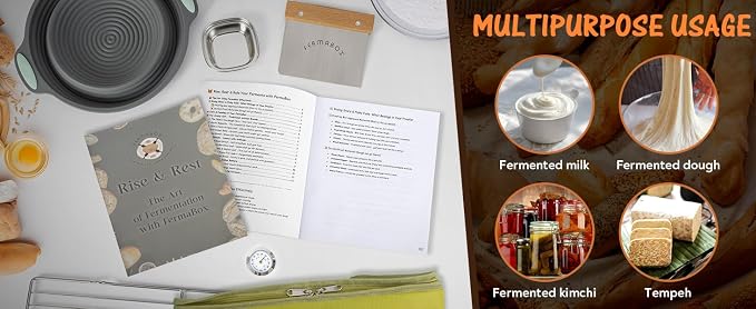 Foldable Bread Proofing Box - Bread Proofer Box - 60-120°F Temp Control, 24H Timer - Image 7