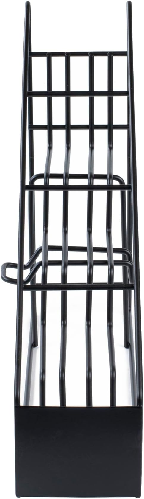 Restaurantware Restpresso 14 x 4 x 12 Inch Coffee Syrup Rack 1 4-Tier Syrup Holder - Wire Design Compact Black Iron Syrup Stand For Retail Displays Coffee Or Liquors - Image 12