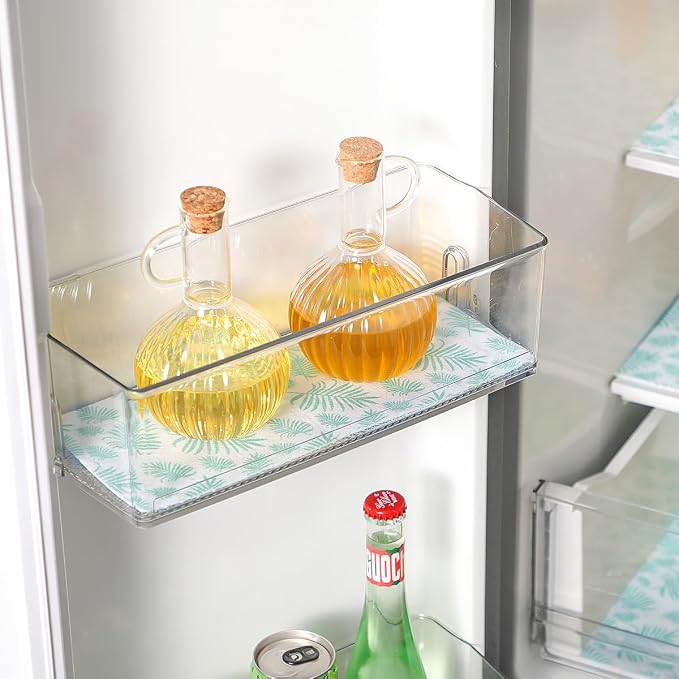 Cooyes Absorbent Refrigerator Liners, Non Slip Fridge Bin Liners and Mats Washable, Shelf Liner for Fridge Bins & Refrigerator Drawer Kitchen Cabinet - Image 9