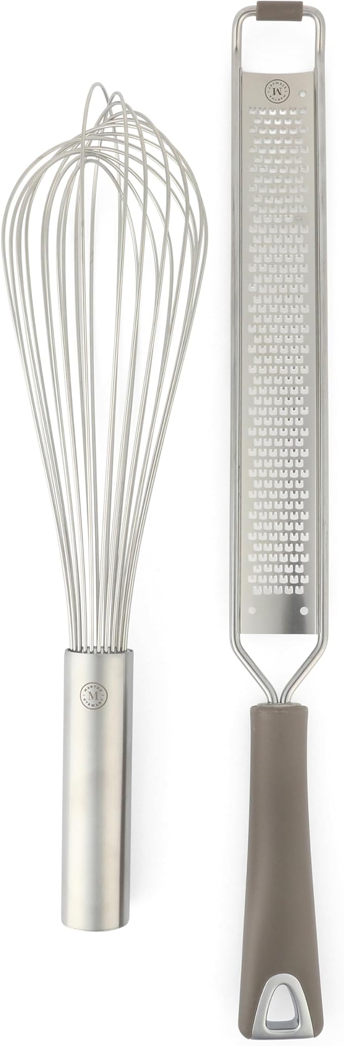 Martha Stewart 10 Piece Tools and Gadget Set W/Ceramic Crock - Linen White w/Grey Tools - Image 7