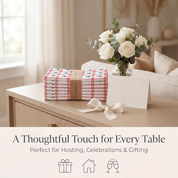 Urban Villa Cloth Napkins Cotton 20x20 (Set of 12) Tree Print - Image 9