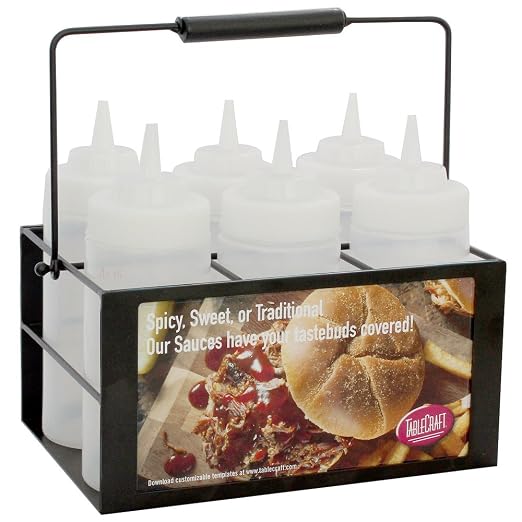 Tablecraft SBC6 Condiment Caddy, Countertop Organizer by TableCraft