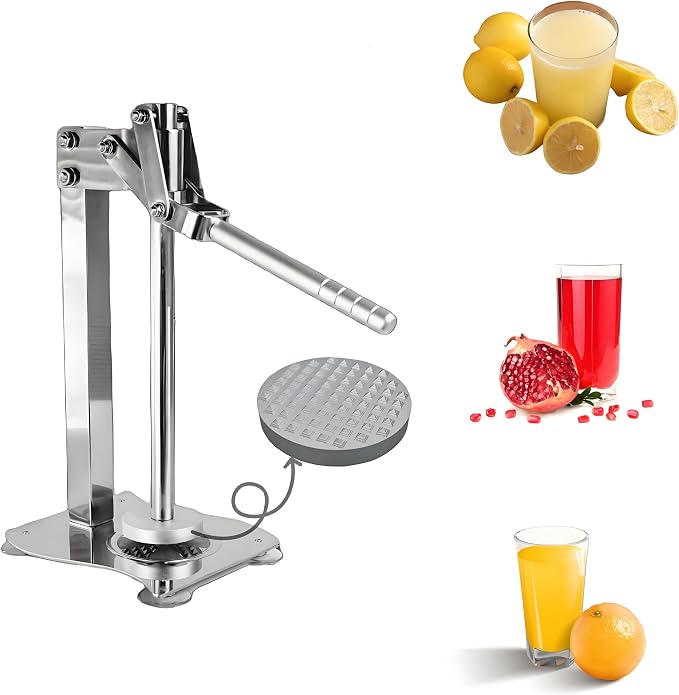 Stainless Steel Lemon Squeezer Manual Citrus Juicer – Heavy Duty Hand Juicer for Orange Lime, Commercial Grade Easy Clean Fruit Press, Non-Slip Handle Vegetable Juicer for Kitchen Lemonade - Image 9