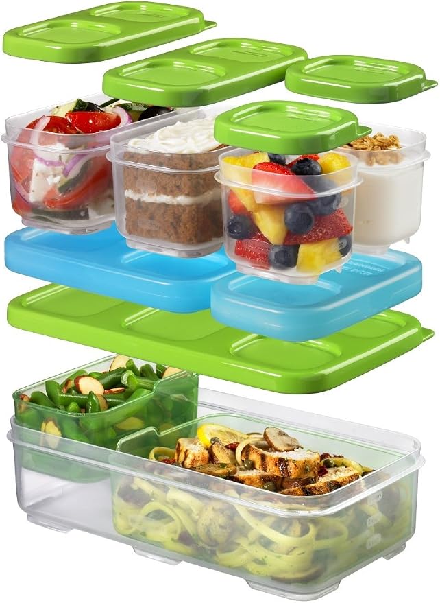 Rubbermaid LunchBlox Entrée Kit, Green - Image 4