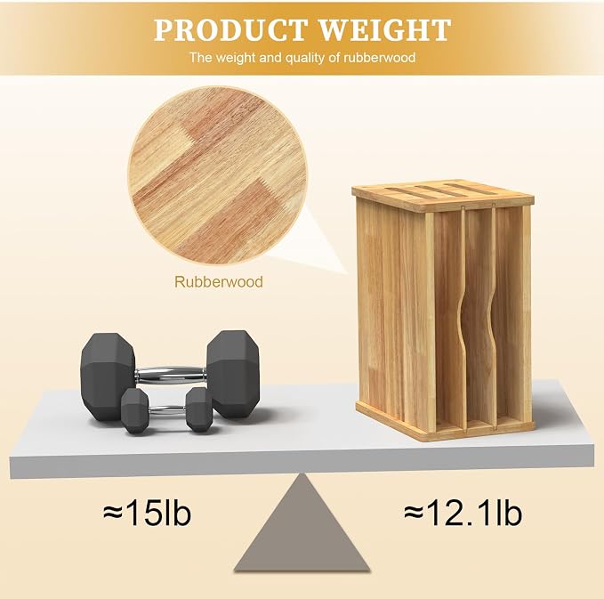 4 Tier Rubber Wooden Tray Dividers for Cabinets, Cookie Sheet Organizer | Heavy Weight, Premium Wood, Multiple Sizes, Saving Space, Vertical Tray Dividers for Storing pans, Baking tray, Cutting Board - Image 8