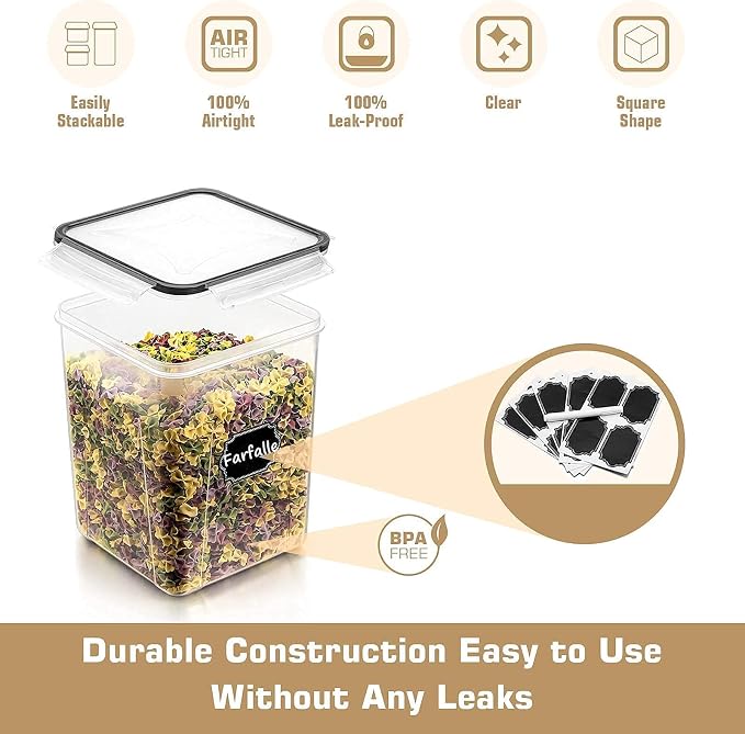 Wildone 14 Pcs Food Storage Containers and 4 Pcs Large Food Storage Containers Bundle - Image 9