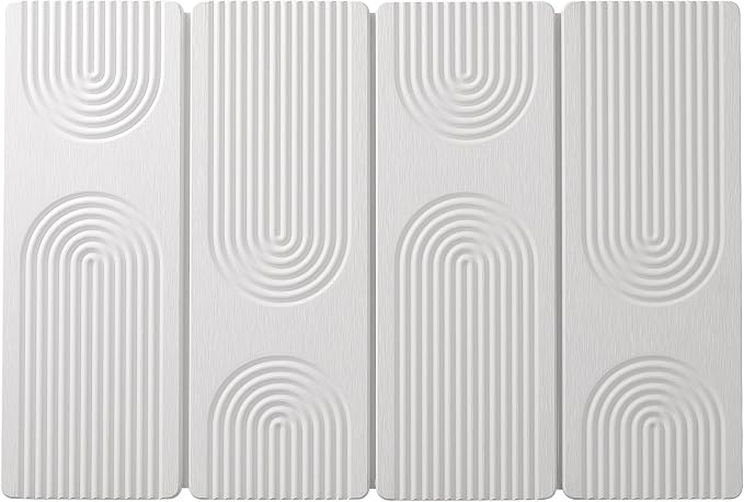 Stone Drying Mat for Kitchen Counter,Foldable(White (4-fold), 24" × 16") | Large Quick-Dry Diatomaceous Earth Dish Drying Mat with PU Non-Slip Base,for Bottles Cups Dishes - Image 6