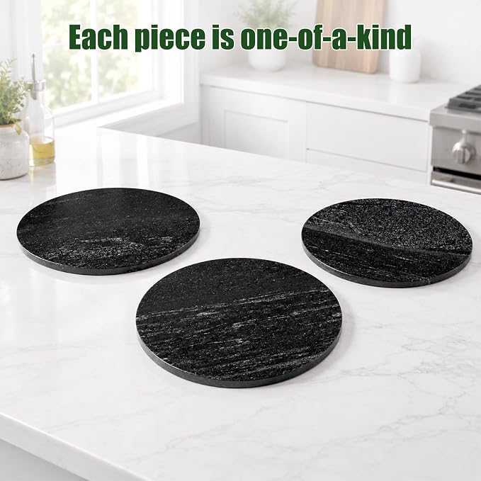 Marble Lazy Susan, 16” Lazy Susan for Table Top Detachable Turntable Organizer for Cabinet Pantry Kitchen Countertop Fridge Bathroom Makeup Vanity Countertop, Via Lactea - Image 7