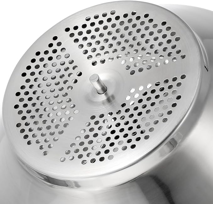 Amosfun Potato Ricer, Stainless Steel Potato Masher, Manual Rotating Potato Ricer, Rice Press for Tomato Sauce, Applesauce, Puree, Mashed Potatoes, Baby Food, Fruit and Vegetables - Image 9
