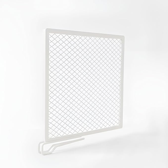 Nexu 6-Pack Metal Mesh Shelf Dividers for Closet Organization, Ultra-Stable Under-Shelf Hook Closet Dividers, Heavy Duty Purse, Handbag & Bag Organizer for Shelving, Clothes, Bedroom, White - Image 9
